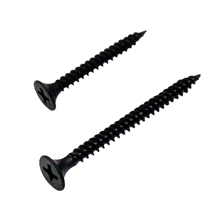 6g x 50mm Drywall Screw Phillips Bugle Head Self Tapping Black