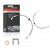 Front Braided Extended Brake Line Hose Kit for Holden Commodore VB-VN