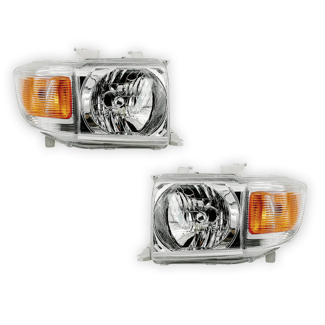 Toyota LandCruiser 70 76 78 79 Series Headlights LH + RH