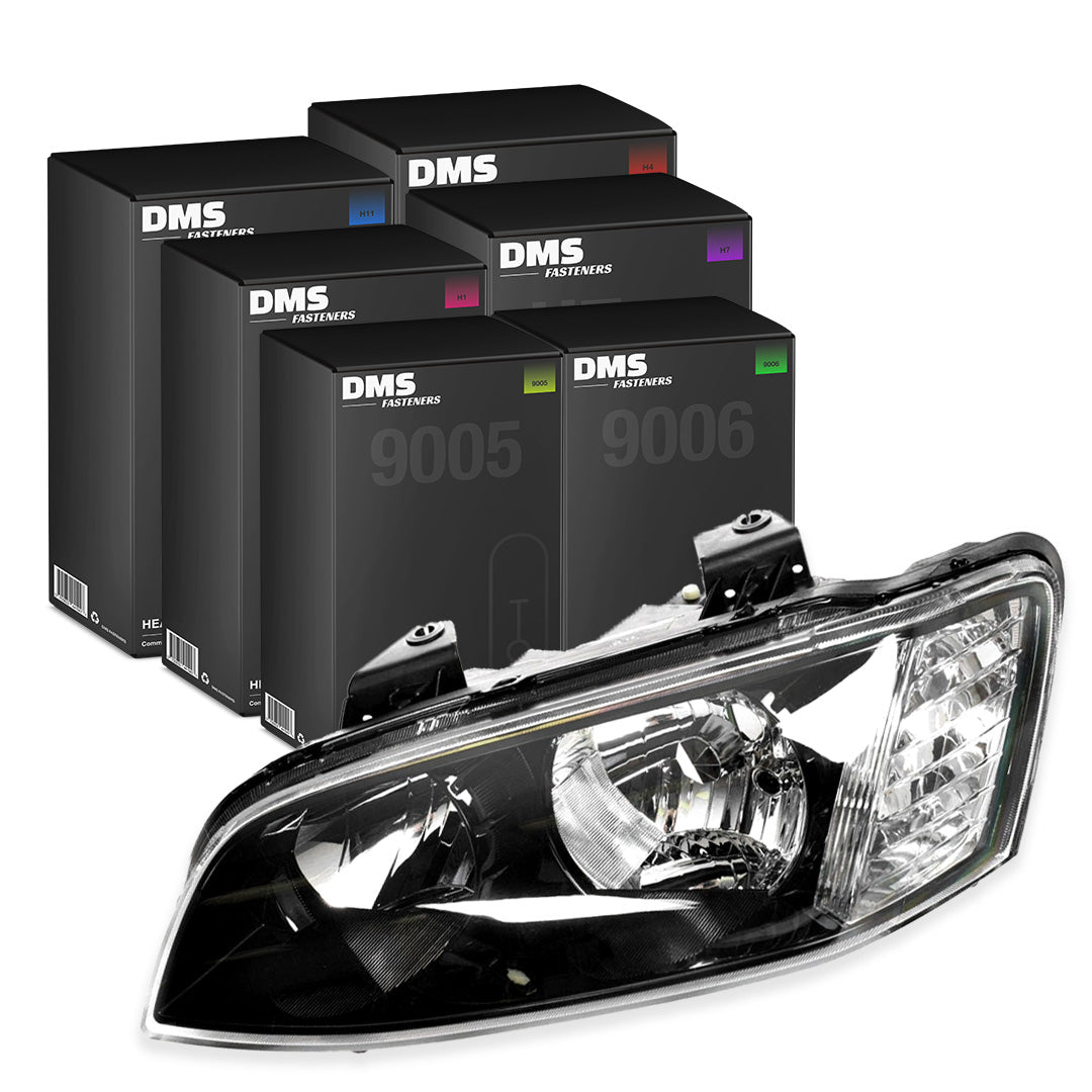 Holden Commodore VE Series 2 (2010 - 2013) Black Headlights LH + RH