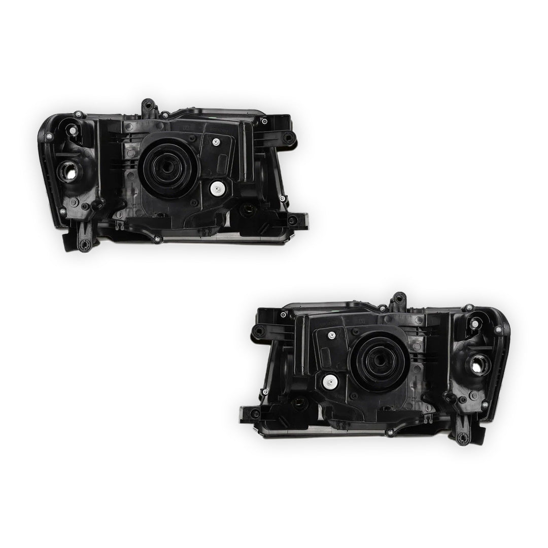 Nissan Patrol / Safari GU Y61 Wagon & Ute (2004 - 2015) Black Headlights LH + RH