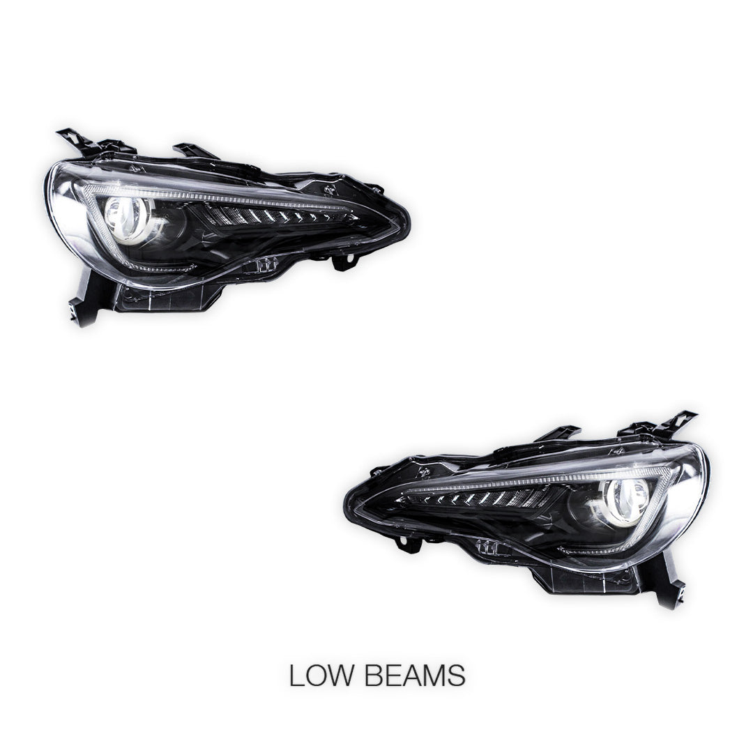 Toyota 86 GT86 (2012 - 2021) Sequential Projector Headlights LH + RH