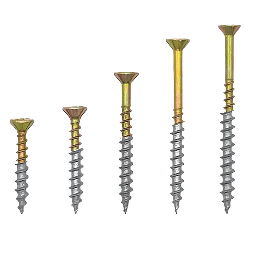 Yellow Zinc vs Galvanised Chipboard Screws: Which Should You Use?