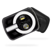 Jeep Cherokee XJ (1984 - 2001) LED Headlights Halo DRL  LH + RH