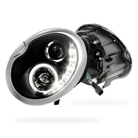 Mini Cooper R50 / R53 (2001 - 2006) LED DRL Projector Headlights LH + RH