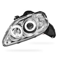 Honda Civic EK (1999 - 2000) Crystal Clear Angel-Eyes Projector Headlights LH + RH