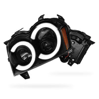 Jeep Grand Cherokee WH (2005- 2010) LED DRL Angel-Eyes Projector Headlights LH + RH
