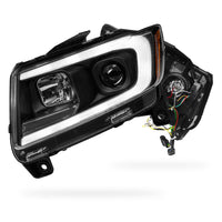 Jeep Grand Cherokee WK2 (2011- 2013) LED DRL Projector Headlights + Sequential Indicators LH + RH