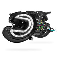 Mini Cooper R55 / R56 / R57 / R58 / R59 (2007 - 2013) HID / Xenon Model DRL Dual Beam Projector Headlights LH + RH