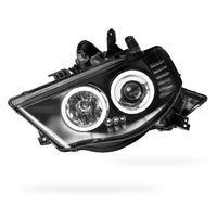 Mitsubishi Triton ML / MN (2006 - 2015) Black High Power LED Angel-Eyes Projector Headlights LH + RH