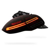 Porsche Cayenne 92A / 958 (2010 - 2014) Smoked Red Sequential 3D LED Stripe Bar Tail Lights LH + RH