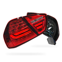 BMW 3 Series E90 Pre LCI (2005 - 2008) M3 LCI Style 3D LED Stipe Tail Lights LH + RH