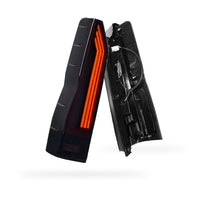 Toyota HiAce H300 (2020 - 2025) Smoked Black Sequential Full 3D LED Stripe Tail Lights LH + RH