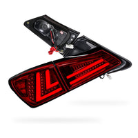 Lexus IS GSE20 (2005 - 2013) 3D Full LED Stripe Tail Lights LH + RH