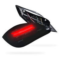 Porsche Boxter 987 Series (2009 - 2012) Smoked Red Sequential LED 3D Stripe Bar Tail Lights LH + RH