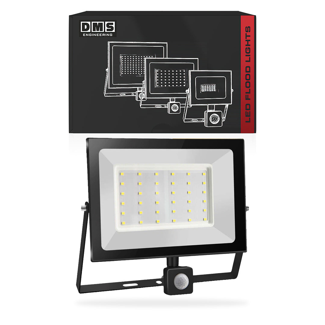 Led Dms LED Flood Light with PIR Motion Sensor – DMS Fasteners