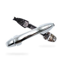 Toyota Hilux N80 (2015 - 2025) Rear Chrome Outer Door Handle Covers LH + RH