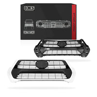 Toyota HiLux N80 (2020 - 2025) Black / Chrome w/o Badge Front Grille