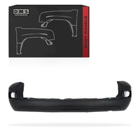 Toyota LandCruiser Prado 120 Series (2002 - 2009) Black Rear Bumper Cover
