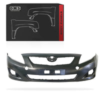 Toyota Corolla E140 / E150 (2007 - 2010) Black Front Bumper Cover