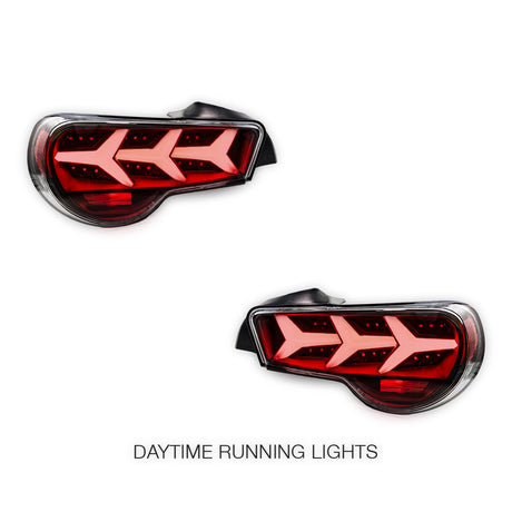 Toyota 86 GT86 (2012 - 2020) Lambo Style Sequential Smoked Tail Lights LH + RH