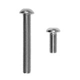 1/4" x 3" Imperial Button Head Socket Screw Allen G304 Stainless Steel