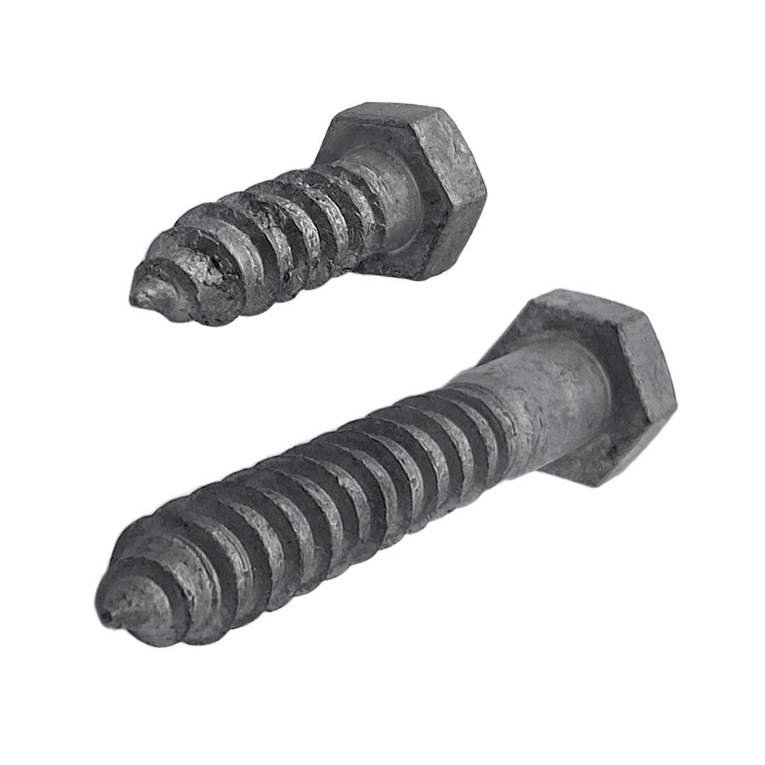 M16 x 120mm Metric Coarse Hex Coach Screw Class 4.6 Galvanised