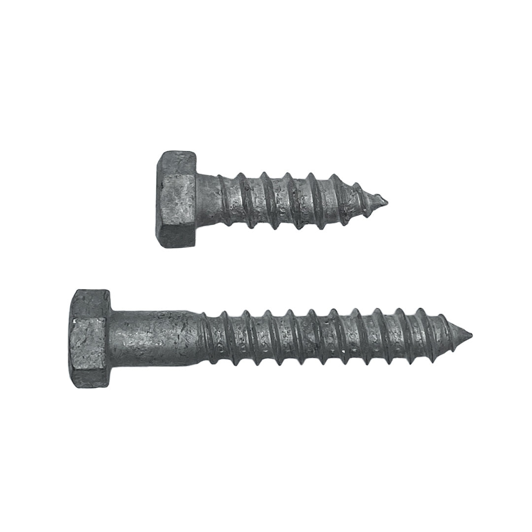 M10 x 40mm Metric Coarse Hex Coach Screw Class 4.6 Galvanised