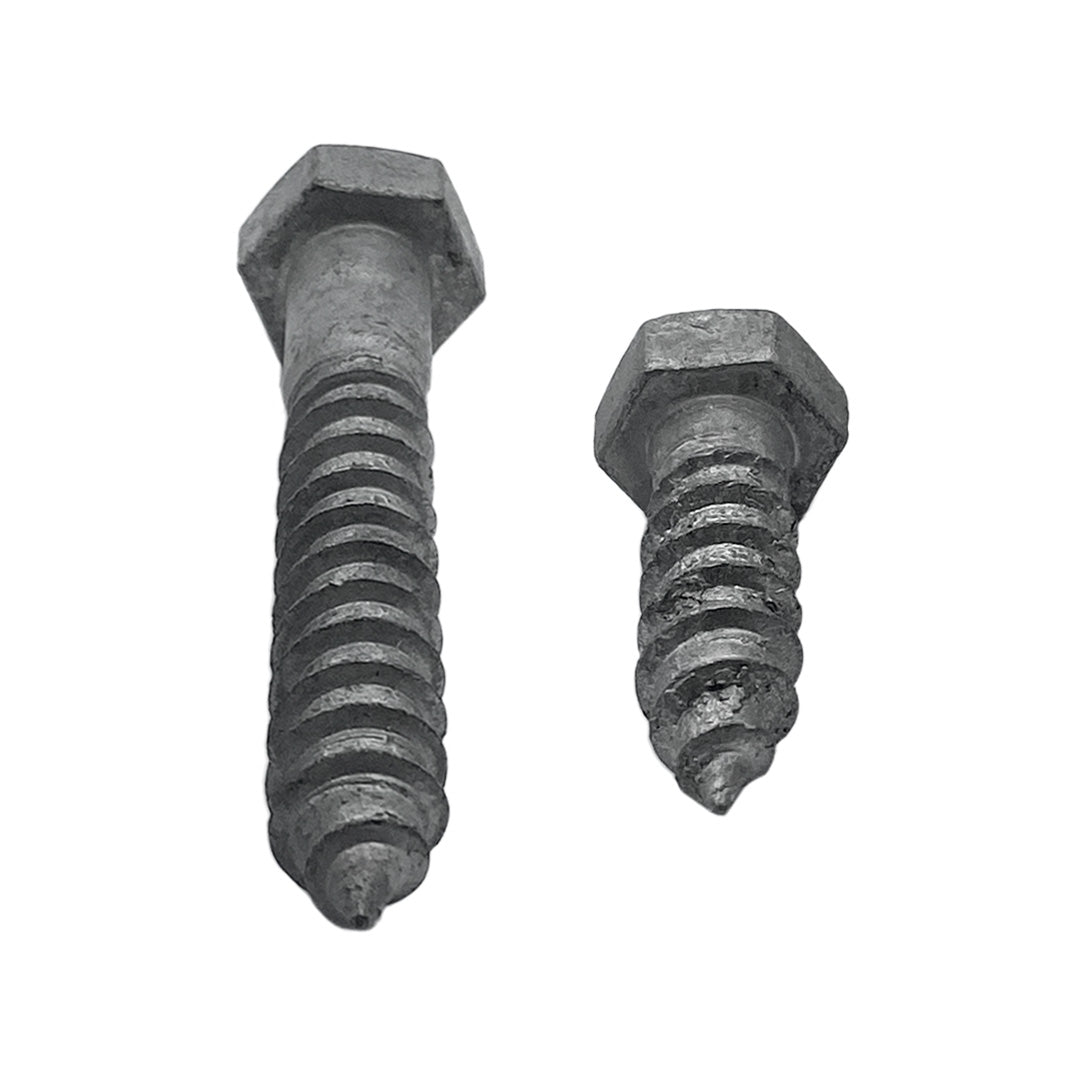 M6 x 100mm Metric Coarse Hex Coach Screw Class 4.6 Galvanised