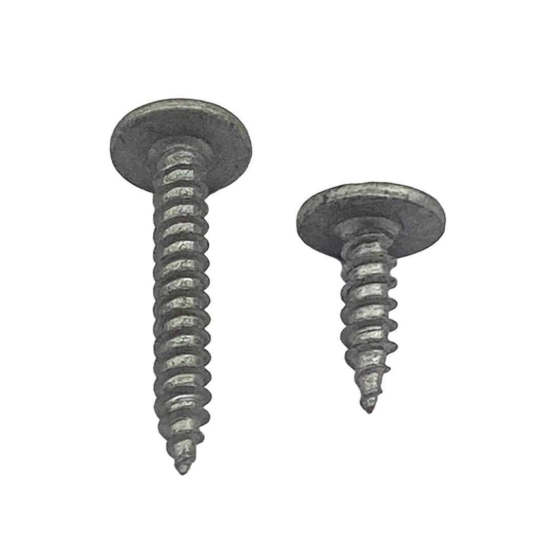 8g-15 x 25mm Button Stitching Screw Needle Point Phillips Galvanised