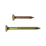 14g-10 x 100mm Bugle Batten Screw T17 (Type 17) Hex Drive Self Drilling Zinc Yellow