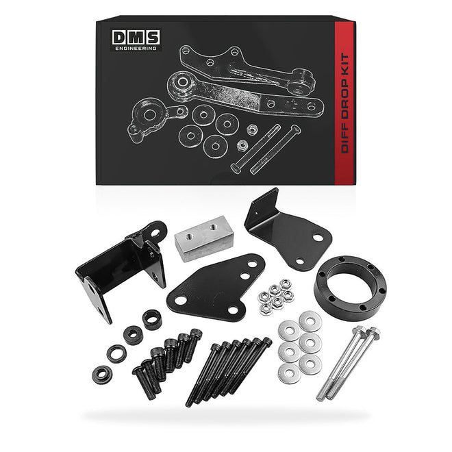 Ford Ranger T6 PX MK1 / MK2 (2012 - 2018) Front Bolt-On Diff Drop Kit ...