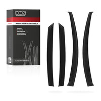 Ford Fiesta WT / WZ Sedan (2010 - 2019) Front and Rear Window Visor Weather Shields