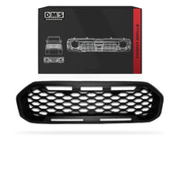 Ford Ranger PX MK2 / MK3 (2015 - 2022) Raptor Style Matte Black Bumper Cover Grille