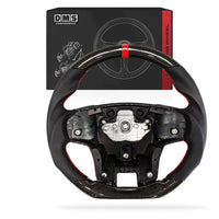 Ford Ranger PX MK2 (2015 - 2021) Carbon Fibre Leather Red Line Stitching Steering Wheel