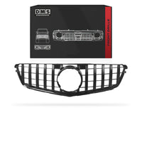 Mercedes-Benz C-Class W204 (2008 - 2014) GTR Style Black Front Bumper Cover Grille
