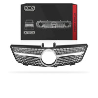 Mercedes-Benz ML-Class W164 (2005 - 2008) Silver & Black Front Bumper Cover Grille