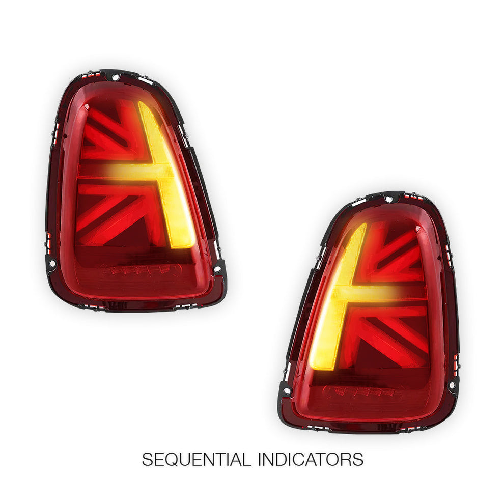 Mini Cooper R56 / R57 / R58 / R59 (2007 - 2015) Sequential Red LED Tai ...