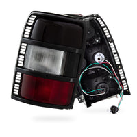 Mitsubishi Pajero NH / NJ / NK (1991 - 1997) Clear and Tinted Red Halogen OEM Style Tail Lights LH + RH