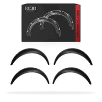 Nissan Navara D22 / D23 / D40 (1997 - 2025) 4.5" Black Fender Flares