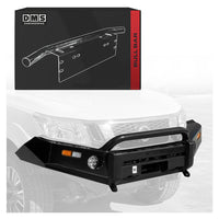 Nissan Navara D23 NP300 (2015 - 2025) Viking X Steel Rocker Bull Bar + LED Lights