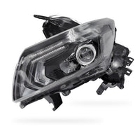 Nissan Navara D23 NP300 (2017 - 2021) Black LED OEM Style Headlights LH + RH