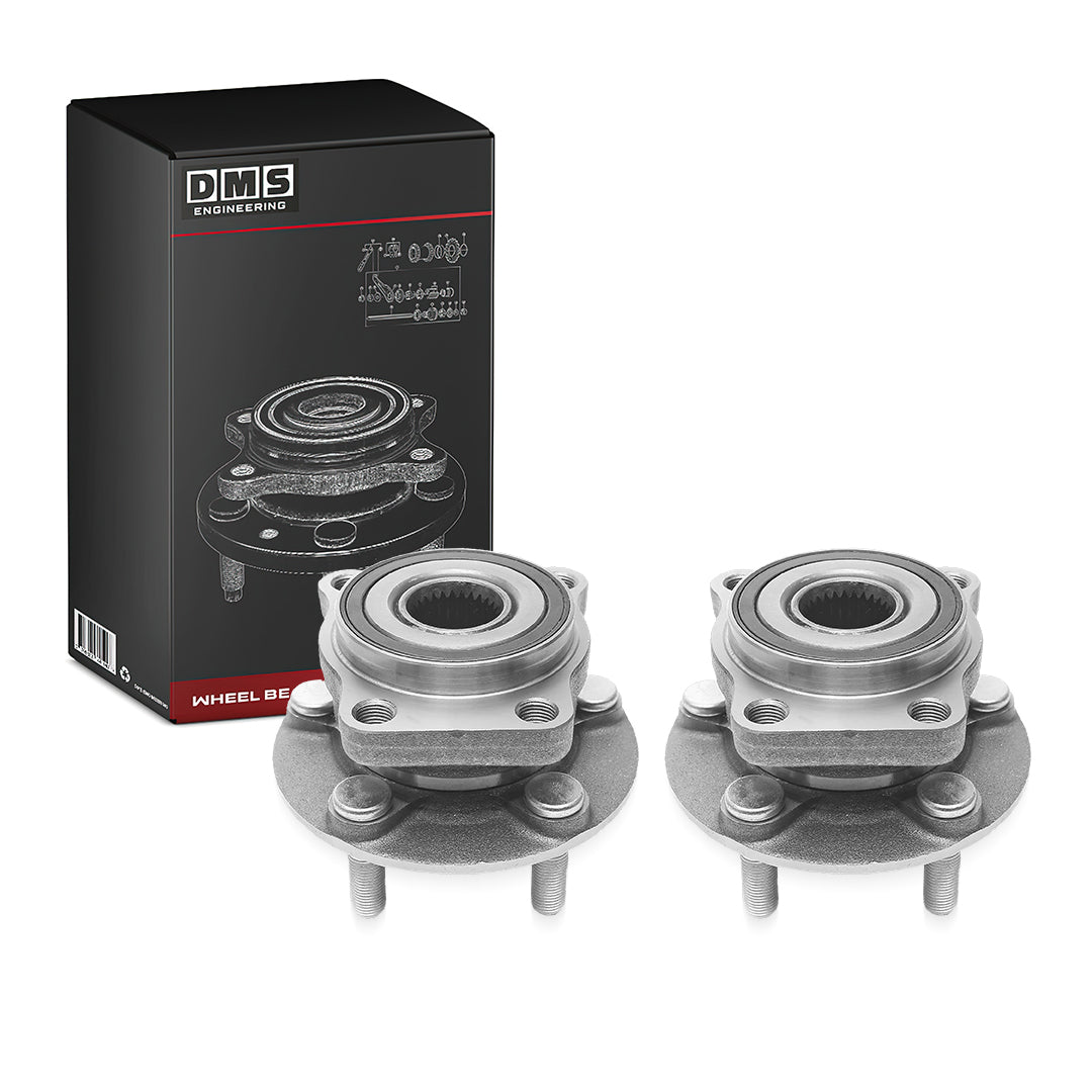 Pair of 2 Front Wheel Hub Bearing Assembly For 2013 2014 Subaru Xv