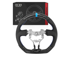 Subaru BRZ (2012 - 2016) Carbon CF Blue Line Leather Steering Wheel