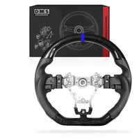 Subaru Levorg VM (2015 - 2021) Carbon Fibre Alcantara Blue Line+ Stitching Steering Wheel