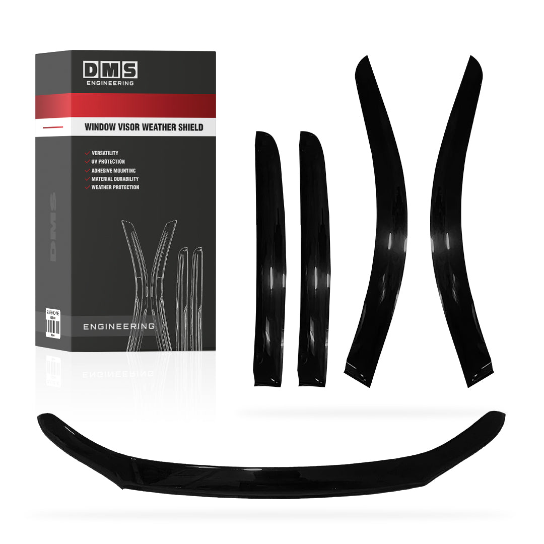 Window Shield Protector Toyota HiLux N80 (2015 - 2020) Bonnet Protector Guard + Window Shields ...
