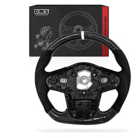 Toyota Supra A90 (2019 - 2024) Carbon cf Alcantara White Line / Stitching Steering Wheel