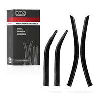 Toyota Camry XV50 (2012 - 2015) Stainless Trim Front and Rear Window Visor Weather Shields