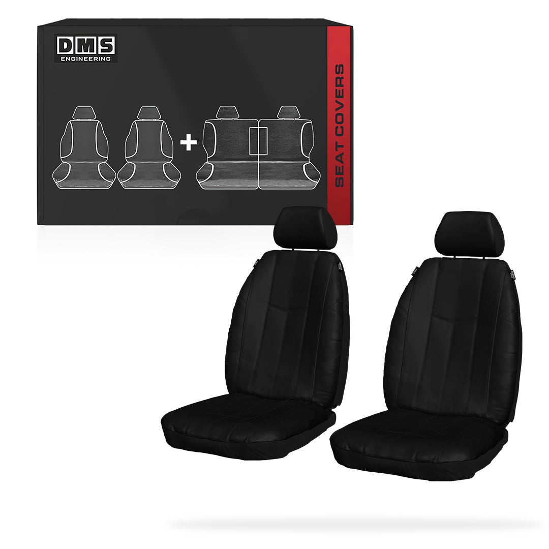 Toyota Prado 150 Series (2009 - 2023) Front and Rear Leather Seat Cove ...