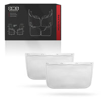 Universal Heavy Duty Truck White Mud Flaps